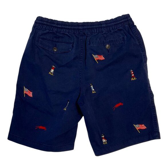 Polo Ralph Lauren Prepster Embroidered Chino Shorts, Size 16 - Picture 2 of 3